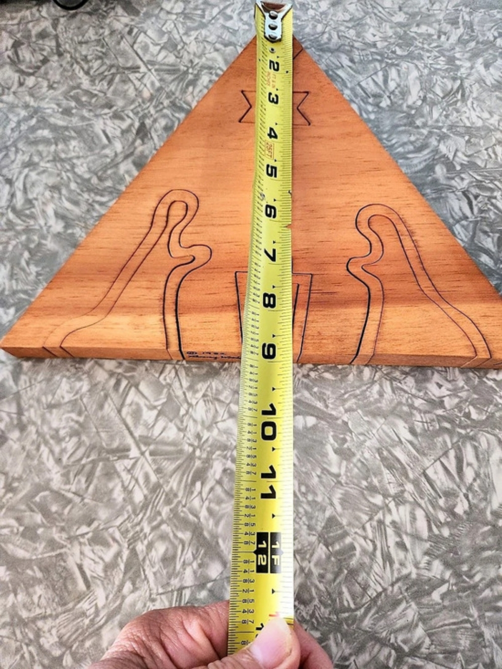 Penney Wood Triangular wooden puzzle Wooden Puzzle 1982